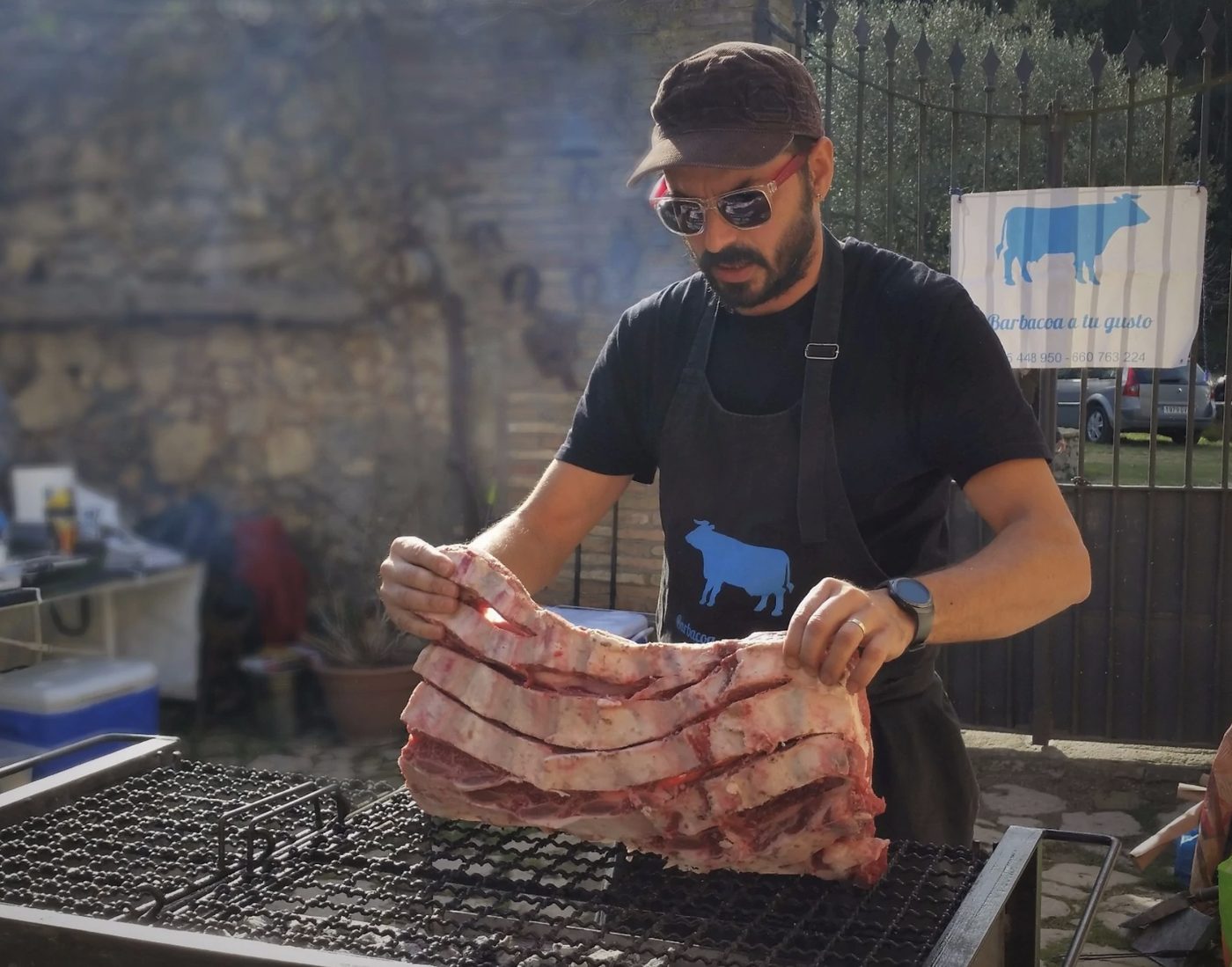 The chef at Barbacoa a tu gusto